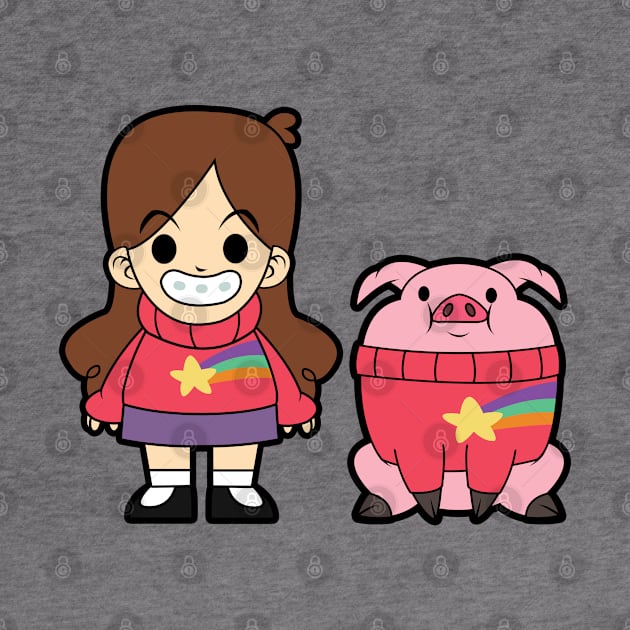 Mabel and Waddles by mighty corps studio